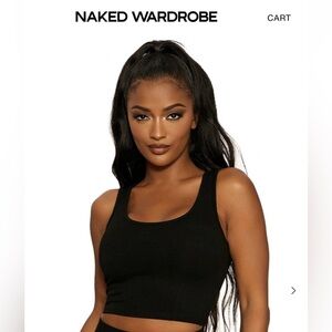 NWOT 3pc bundle cropped shirts Naked Wardrobe